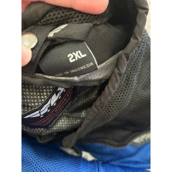 Fly Technical Riding Gear Jacket Blue 2XL - Picture 8 of 10